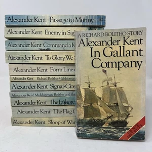 Alexander Kent Book Bundle Collection x12 Books Naval Warfare Vintage - Picture 1 of 13