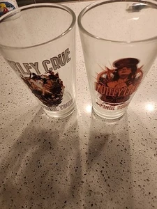 Motley Crue The Final Tour Beer Glass; Set of Two - Picture 1 of 3