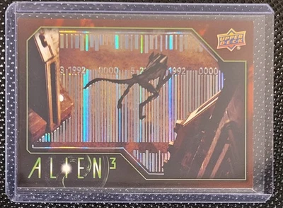 2021 Upper Deck Alien 3 Silver Bar Code xenomorph #73 - Image 1 of 2