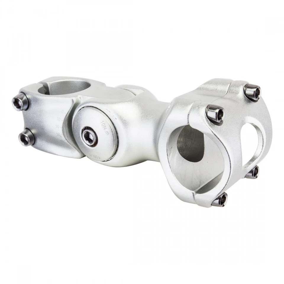 SUNLITE 0°-60° Adjustable Bike Stem 95mm Length 31.8mm Silver - Image 1 of 1