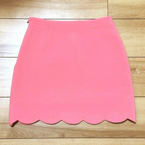 Miu Miu Mini Gonna Stretta Rosa Cerniera Laterale Lunghezza Corta Taglia 36 Abbigliamento Autentico JP