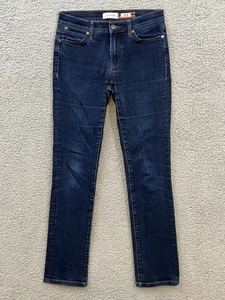 Jeans Lila Ryan, para mujer talla 27, ajustados, bolsillos, azul lavado oscuro - Imagen 1 de 10