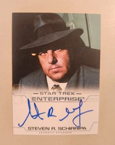 Star Trek Enterprise RARE Signed Steven Schirripa Insert Sopranos Blue Bloods VG - Picture 1 of 2