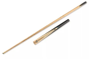 Blue 3/4 Ebonised Butt Snooker Cue with Real Splices - 9mm tip + Mini Butt - Picture 1 of 7