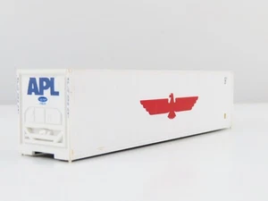 Walthers SceneMaster 949-8259 H0 - 40 voet Witte Container APL - Imagen 1 de 3
