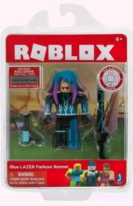 Colección Roblox Action - Corredor de Parkour LAZER Azul con Artículo Virtual  - Imagen 1 de 6