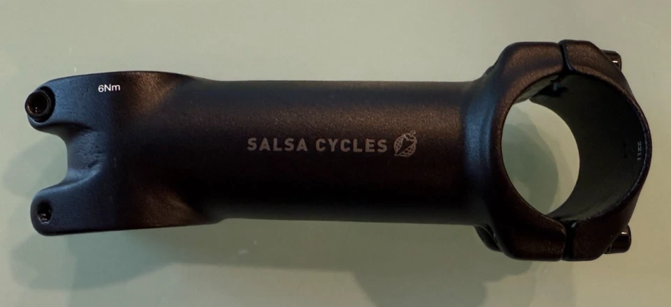 Vástago guía de salsa 100 mm ±6° - Abrazadera 31,8 / Dirección 11/8 - Negro - Excelente Foto 1 de 4