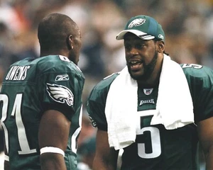 Terrell Owens & Donovan McNabb Philadelphia Eagles 8x10 NFL Football Photo - Picture 1 of 1