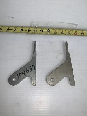 (2) Wheel horse rear plow bracket snow plow tiller bracket blade locks 104657 - Image 1 of 3