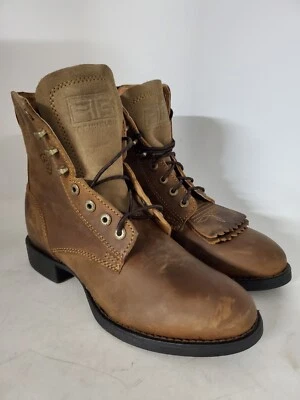 Botas vaqueras Ariat Heritage Lacer II marrón con cordones 10002147 para mujer talla 5,5B Foto 1 de 4