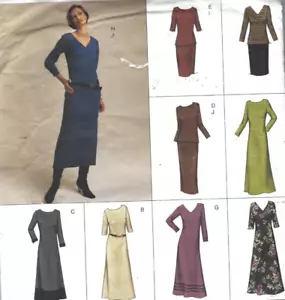 Vogue Pattern Easy Options 2693, Dress, Top, Skirt, Size 14 - 18, Uncut, OOP - Picture 1 of 3