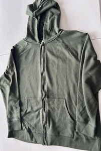 Terra And Sky 0x 14W Green Zip Up Sweatshirt NWT - Picture 1 of 4