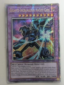 Yu-gi-oh! Gigante ingranaggio antico caos QUARTER CENTURY Rara Segreta Italiano - Foto 1 di 1