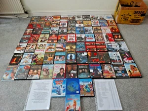 Job Lot of 84 DVD`s Mostly Films Mixed Certificates as Seen Boxed - Picture 1 of 13