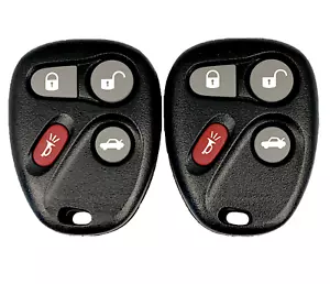 OEM GM Keyless Remotes Fobs 4Btn Memory # 1 + # 2 KOBLEAR1XT 25695954 - 25695955 - Picture 1 of 3
