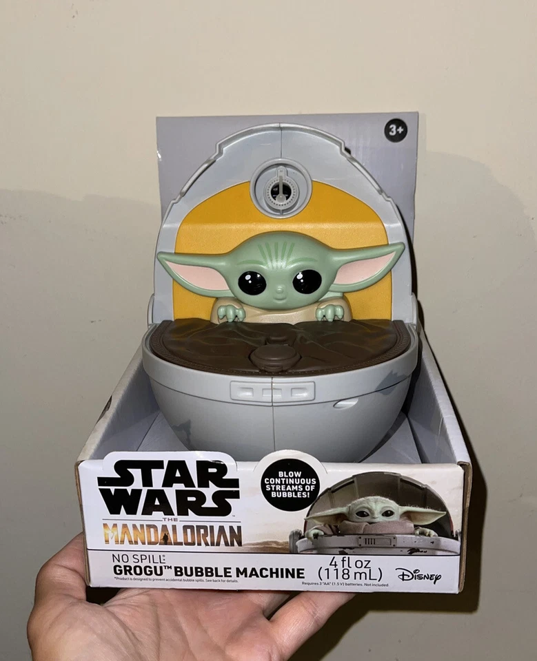 MÁQUINA DE BURBUJAS DISNEY STAR WARS THE MANDALORIAN GROGU BABY YODA  Foto 1 de 1