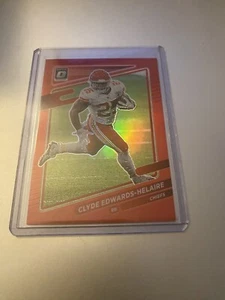 2021 Donruss Optic Red /99 Clyde Edwards-Helaire - Picture 1 of 2