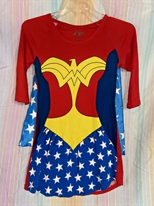 Wonder Woman Girls Halloween Costume Size S / CH (3/5) Top & Bottom DC Comics - Picture 1 of 8