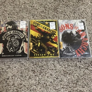 Sons Of Anarchy TV Series Seasons 1-3 Volume 1 2 3 DVD Lot Brand New - Picture 1 of 1