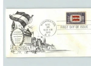 AUSTRIA, Overrun Country in World War II, Day Lowry cachet, 1943 - Picture 1 of 1