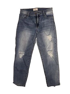 Letter to Juliet Straight Leg High Rise Distressed Jeans Cropped Gr. 27 - Bild 1 von 7