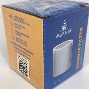 Genuine AquaBliss Replacement Cartridge Shower Filter SFC100 - Picture 1 of 5