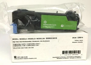 Dell 330-1438 Yellow Ink Cartridge T108C 330-1391 2130 Compatible SEBD2130YR - Picture 1 of 10