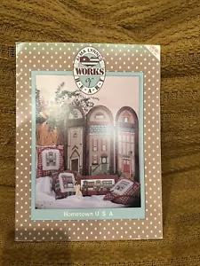 Works of Heart "Hometown U S A" Alma Lynne’s Cross Stitch Chart Booklet GUC - Picture 1 of 3