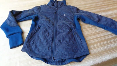 HORZE   EQUESTRIAN  HORSE RIDING JACKET SIZE 6 - navy blue -  FULL ZIP - pockets - Image 1 of 4