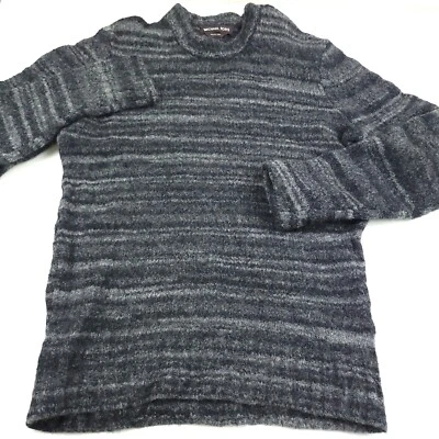 $178 Suéter Michael Kors Tejido a Rayas Pintado Gris Carbón Para Hombre Talla Mediana Foto 1 de 4