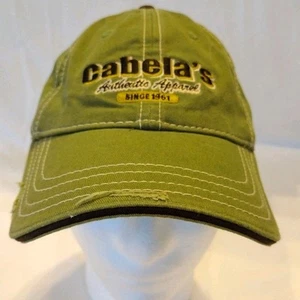 Cabela's Authentic Apparel Hat Green Adjustable Adult Size OSFA Strapback Cap - Bild 1 von 11