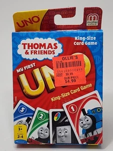 Thomas & Friends My First Uno King Size Card Game Special Edition 2012 Mattel - Picture 1 of 8