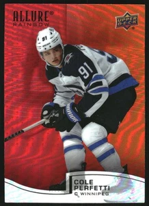 2021-22 Upper Deck Allure Rainbow Red Orange #R5 Cole Perfetti - Picture 1 of 2