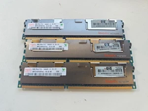 24GB 3x 8GB Hynix HMT31GR7BFR4C-H9 D7 AB DDR3 1333MHz PC3-10600R ECC Server RAM - Foto 1 di 1