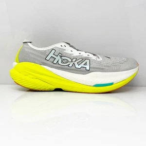 Hoka One One Mens Mach X 2 1155119 FCT White Running Shoes Sneakers Size 13 D - Picture 1 of 12