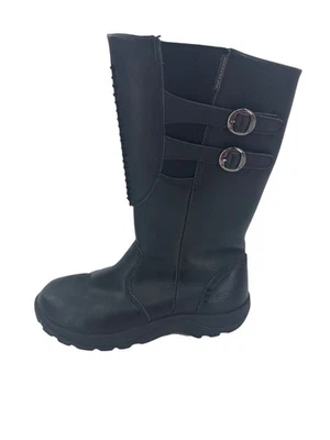 Keen Bern Girls Size 1 Waterproof Leather Knee-High Boots Zipper & Buckle - Image 1 of 4