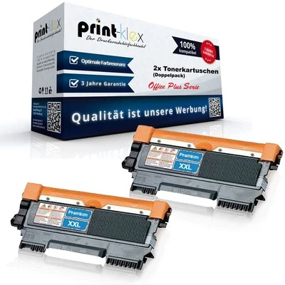 2x Kompatible Drucker Toner für Brother TN-2220 XXL Patronen Office Plus Serie - Bild 1 von 4