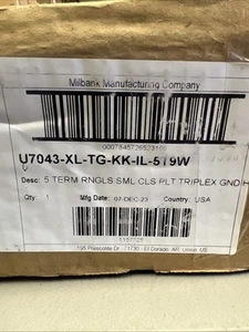 Enchufe medidor sin anillo MILBANK U7043-XL-TG-KK-IL-5T9W NEMA 3R 200 amperios 600 VAC - Imagen 1 de 7