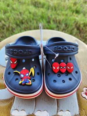 Crocs Bayaband Clog " Spiderman" Boys' BRAND NEW Toddler 5C - Image 1 of 3