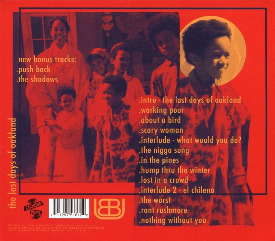 FANTASTIC NEGRITO - THE LAST DAYS OF OAKLAND [DIGIPAK] NEW CD - Image 1 of 1