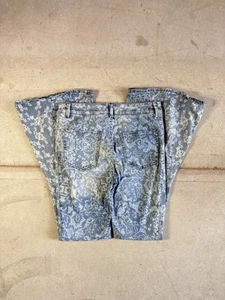 Free People Jeans Dream Lover Super Flare Leg size 29 Printed Paisley Boho - Picture 1 of 11