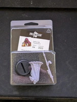 Hollowman Flamebearer MiniCrate #64 (enero de 2023) edición limitada prensa privada Foto 1 de 2