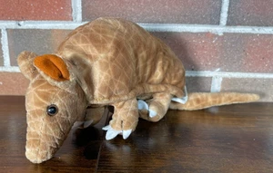 Lindo armadillo de felpa marrón 13" - Imagen 1 de 9