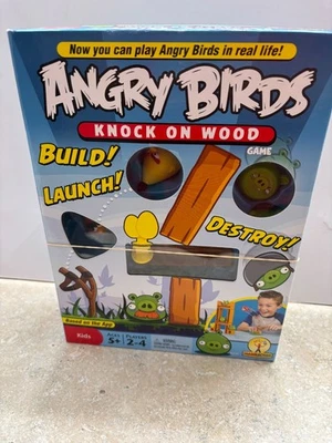 Angry Birds Knock on Wood Game Complete Mattel 2010 - Image 1 of 3