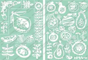 Cricut Cuttlebug Repositionable Fruit Punch Embossing Plates Set 2001391 - Picture 1 of 1
