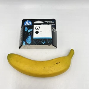 HP 67 Black Genuine Ink cartridge 3YM56AN for Deskjet ENVY Pro Printer Original - Picture 1 of 7