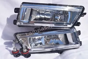 Fog Driving Light Lamps w/2 Light Bulbs One Pair Fit 2012-2015 Passat - Bild 1 von 2