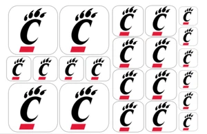 Cincinnati Bearcats Team Stickers - Multiple Size and Material Options - Picture 1 of 4
