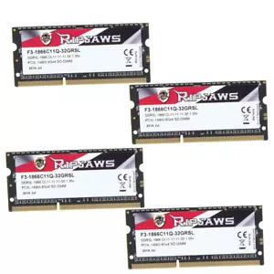 G.SKILL Ripjaws 32GB 16GB 8GB DDR3L 1600MHz 1866MHz PC3L 1.35V Laptop Memory RAM - Picture 1 of 14
