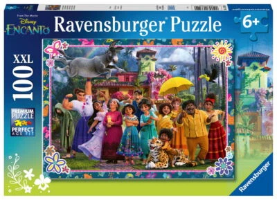 100 Teile Ravensburger Kinder Puzzle XXL Disney Encanto Familie Madrigal 13342